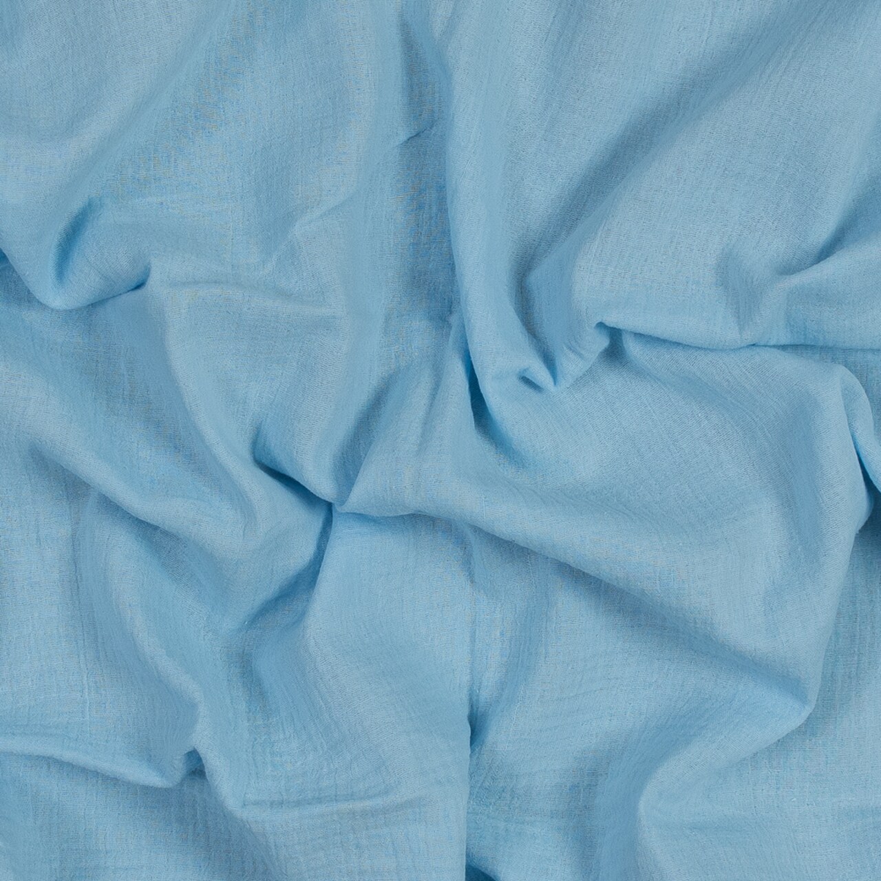 1 Yard Double Cotton Gauze Powder Blue - Talamanca Collection 50’’ Width